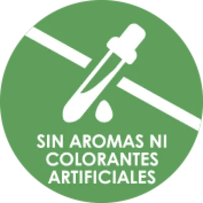 Sin aromas ni colorantes artificiales