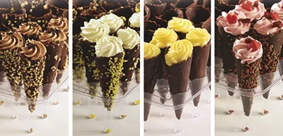 Mini Cono Surtido Cacao 4 Sabores