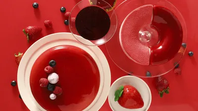 Miroir Glassage Fruits Rouges