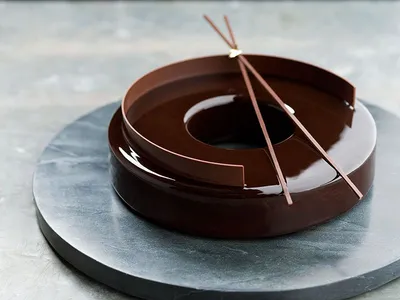 Miroir Glassage Chocolat Noir