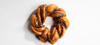 Roscón Trenzado de Yema y Chocolate