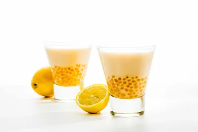 Bubble tea de limón
