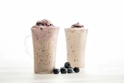 Frappé de arándanos