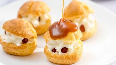 Profiterol de caramelo